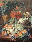 Jan Van Huysum Fruit and Flowers painting